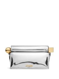 Jacquemus Rond Carré Clutch Bag | Silver | FARFETCH at Farfetch